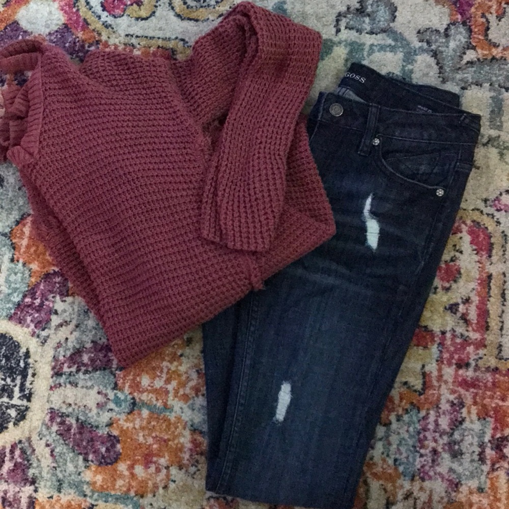 Vigoss- dark wash skinny jean size 25